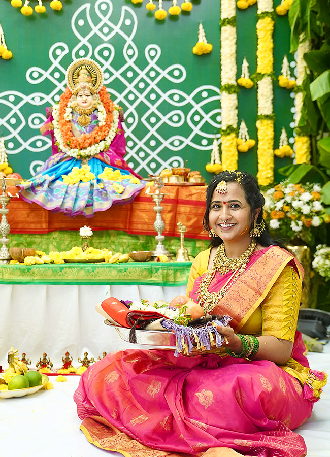 Tollywood Stars Celebrate Varalakshmi Vratham with Special Puja: Photos20
