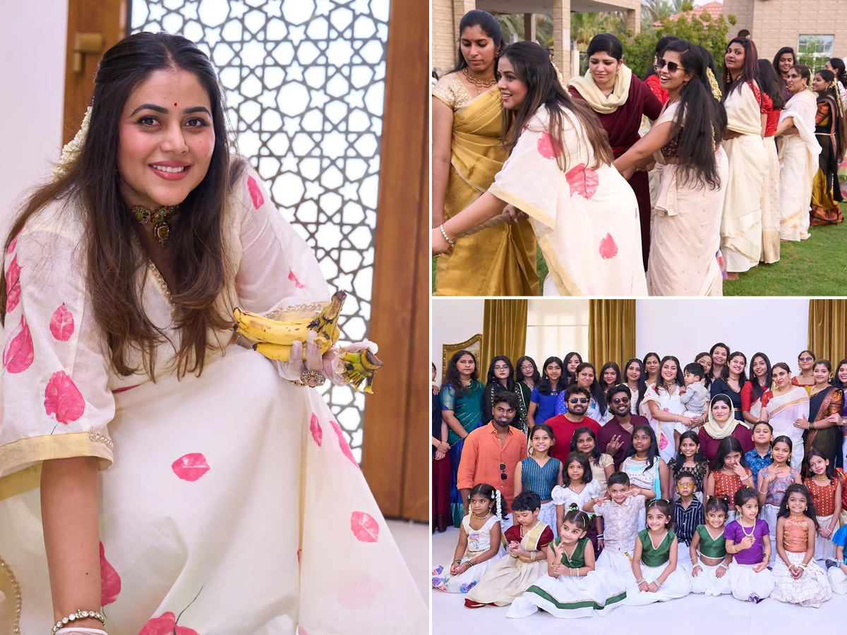 Actress Poorna Onam Celebrations Viral Photos1