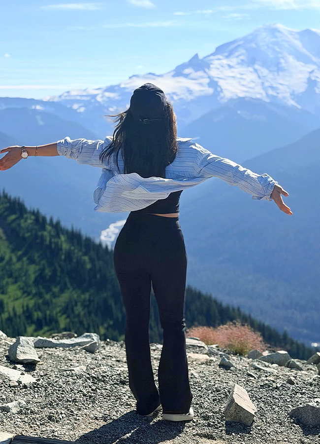 Tollywood Actress Enjoys a Scenic Mountain Getaway Photos10