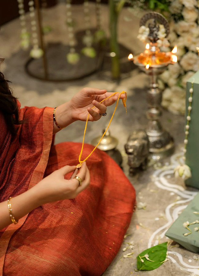 Actress Celebrates Varalakshmi Vratam at Home in Grand Style Photos14