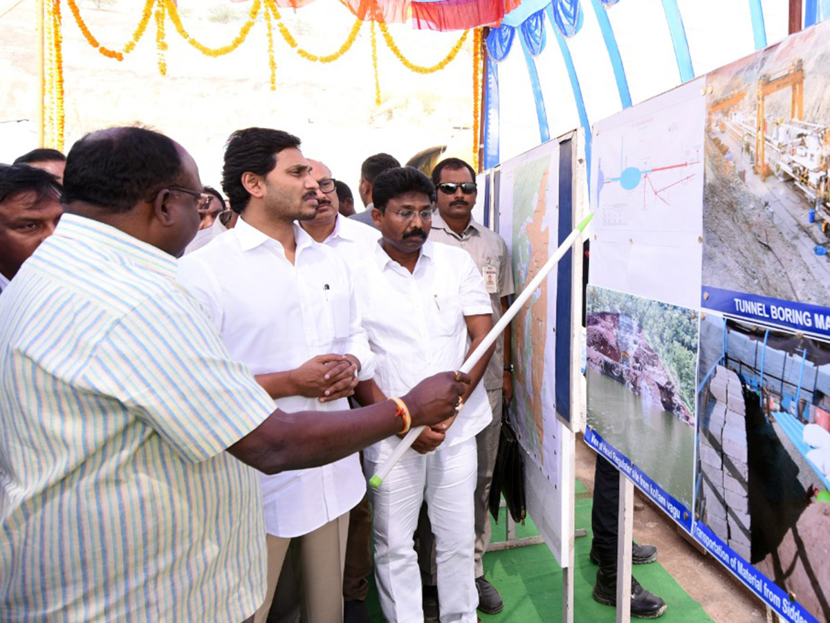 YS Jagan launches Veligonda tunnels in Prakasam district16