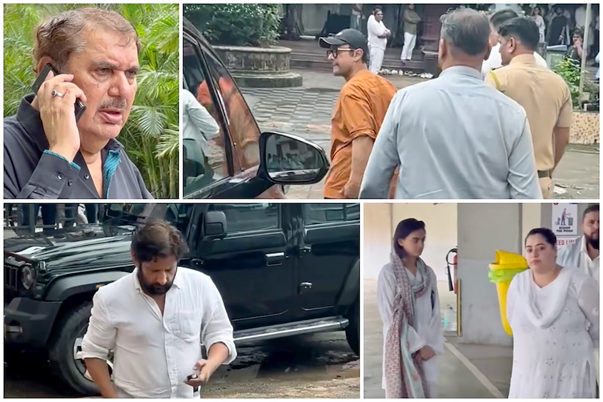 Aamir Khan and Ashutosh Govariker attend Pradeep Singh Rawat final rites in Mumbai12