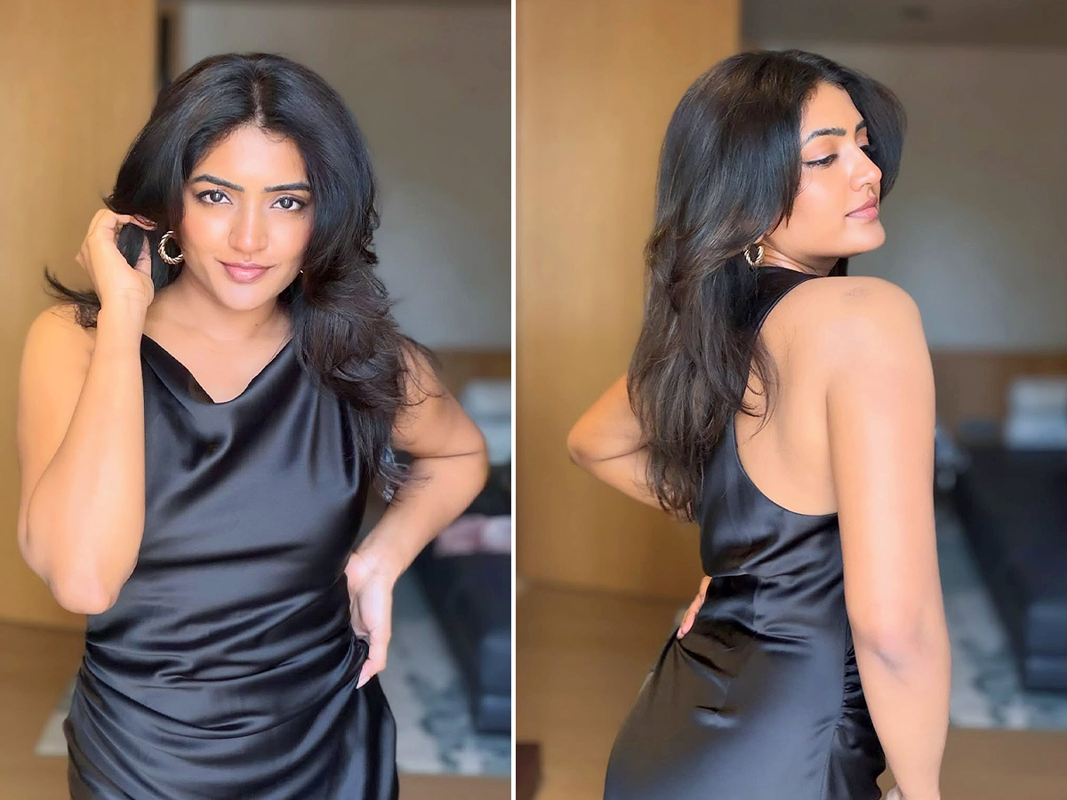 Eesha Rebba Stuns in a Chic Black Dress Photos1