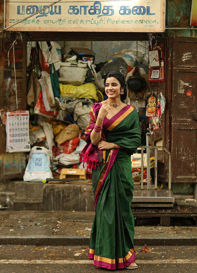 Mesmerizing Beauty Dazzles in a Silk Saree Photos12