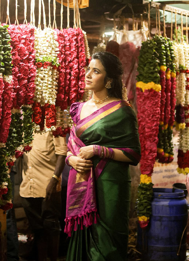 Mesmerizing Beauty Dazzles in a Silk Saree Photos16