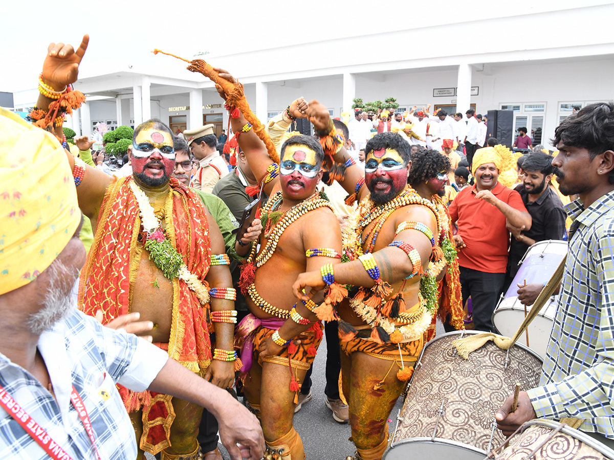Bonalu 2026 Grand Celebration In Telangana Secretariat Photos10