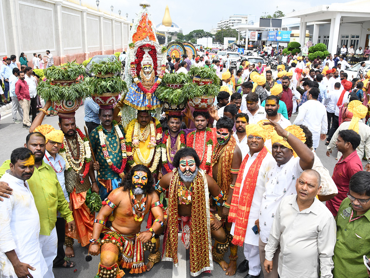 Bonalu 2026 Grand Celebration In Telangana Secretariat Photos12