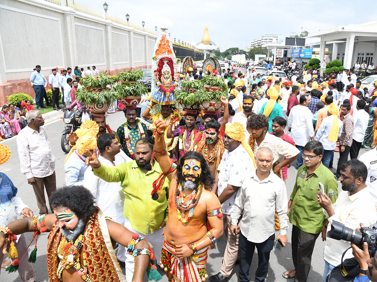 Bonalu 2026 Grand Celebration In Telangana Secretariat Photos13
