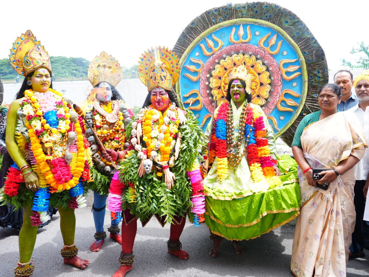 Bonalu 2026 Grand Celebration In Telangana Secretariat Photos15