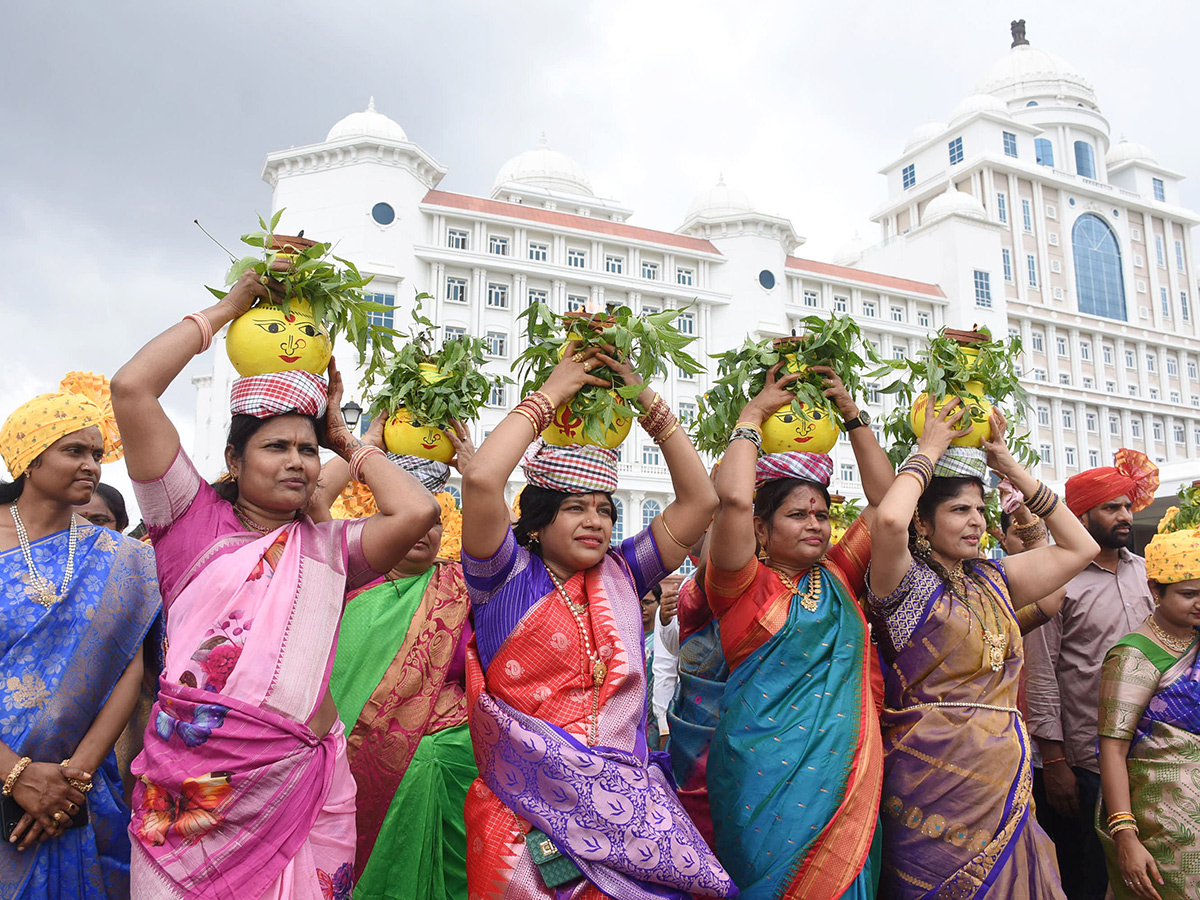 Bonalu 2026 Grand Celebration In Telangana Secretariat Photos18