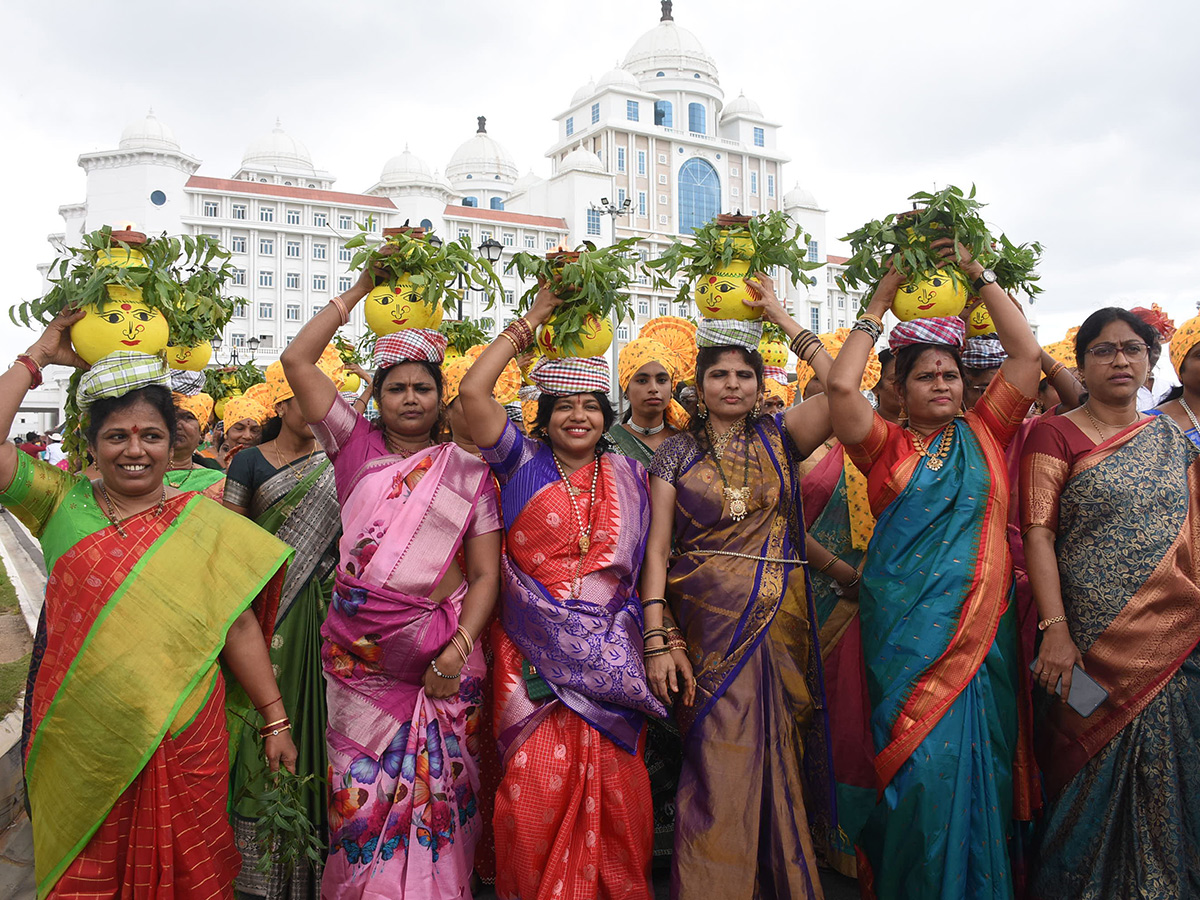 Bonalu 2026 Grand Celebration In Telangana Secretariat Photos19