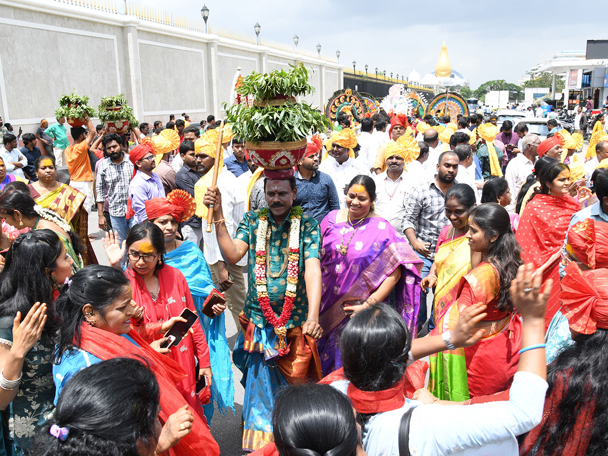 Bonalu 2026 Grand Celebration In Telangana Secretariat Photos2