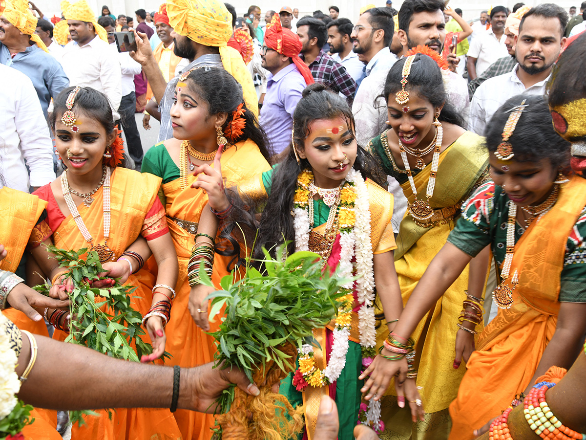 Bonalu 2026 Grand Celebration In Telangana Secretariat Photos4