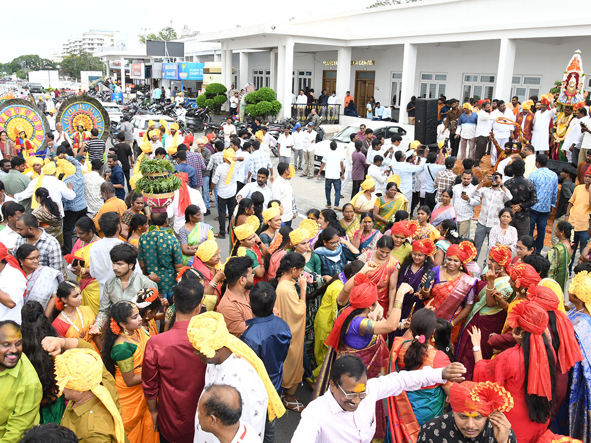 Bonalu 2026 Grand Celebration In Telangana Secretariat Photos7
