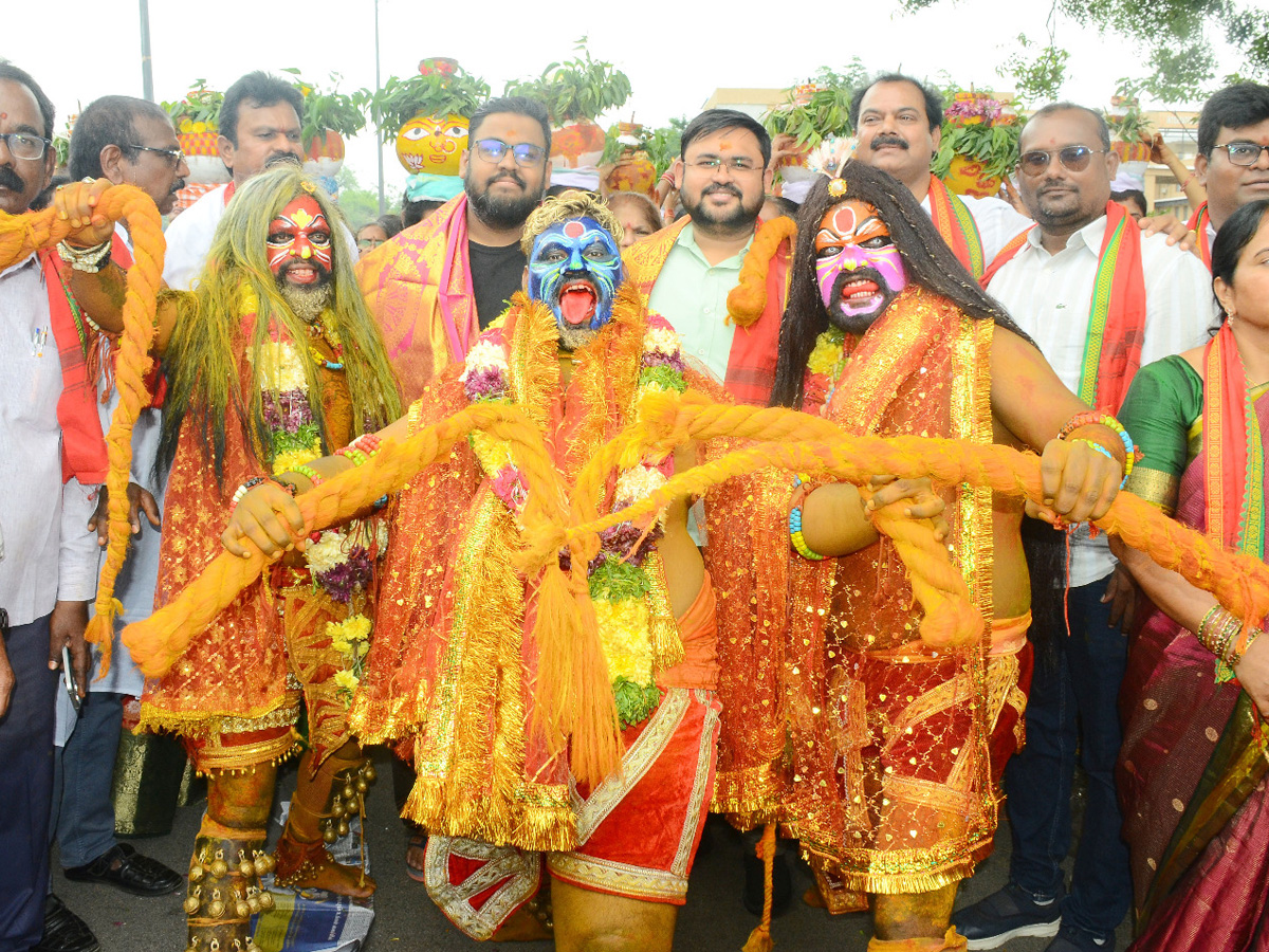 Bonalu Festival At Medchal- Malkajgiri District Collectorate Photos5