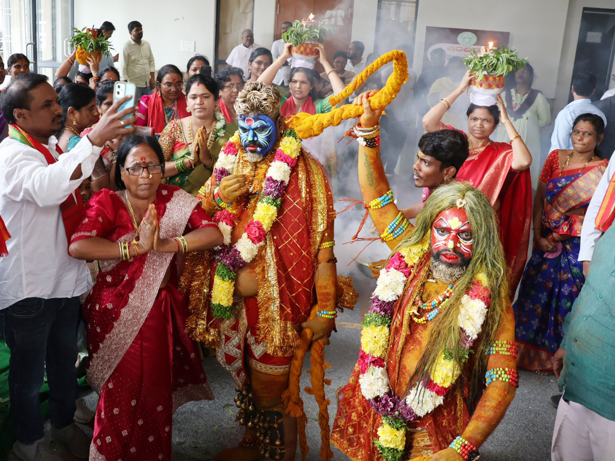 Bonalu Festival At Medchal- Malkajgiri District Collectorate Photos9