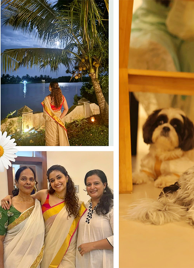 Actress Keerthy Suresh Onam Celebrations Viral Photos15