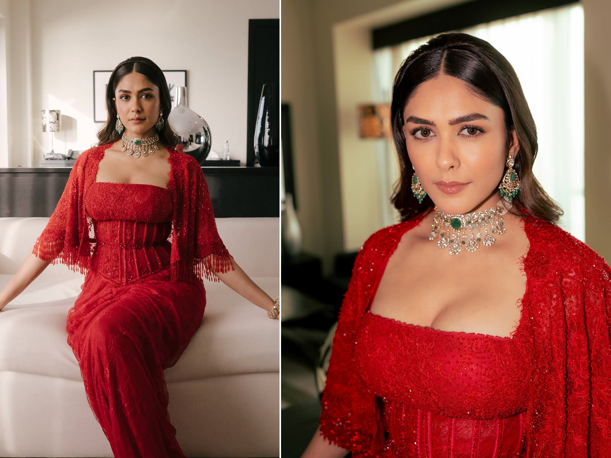 Actress Mrunal Thakur Latest Photos Viral1