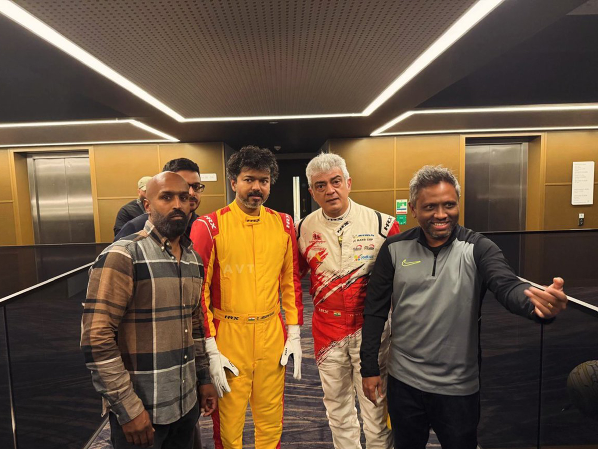 CM Vijay Meets Ajith Kumar: A Viral Reunion at Silverstone HD Photos14