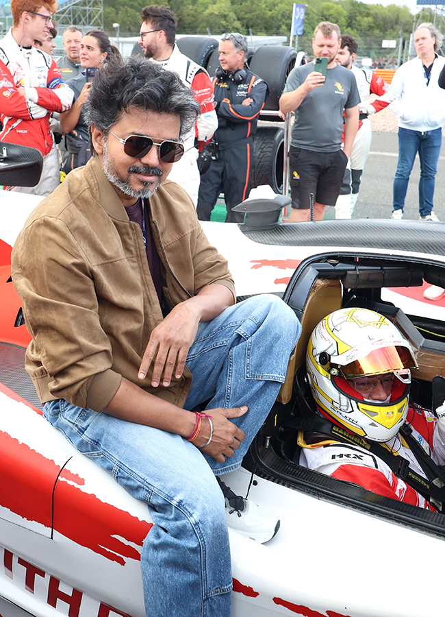 CM Vijay Meets Ajith Kumar: A Viral Reunion at Silverstone HD Photos16