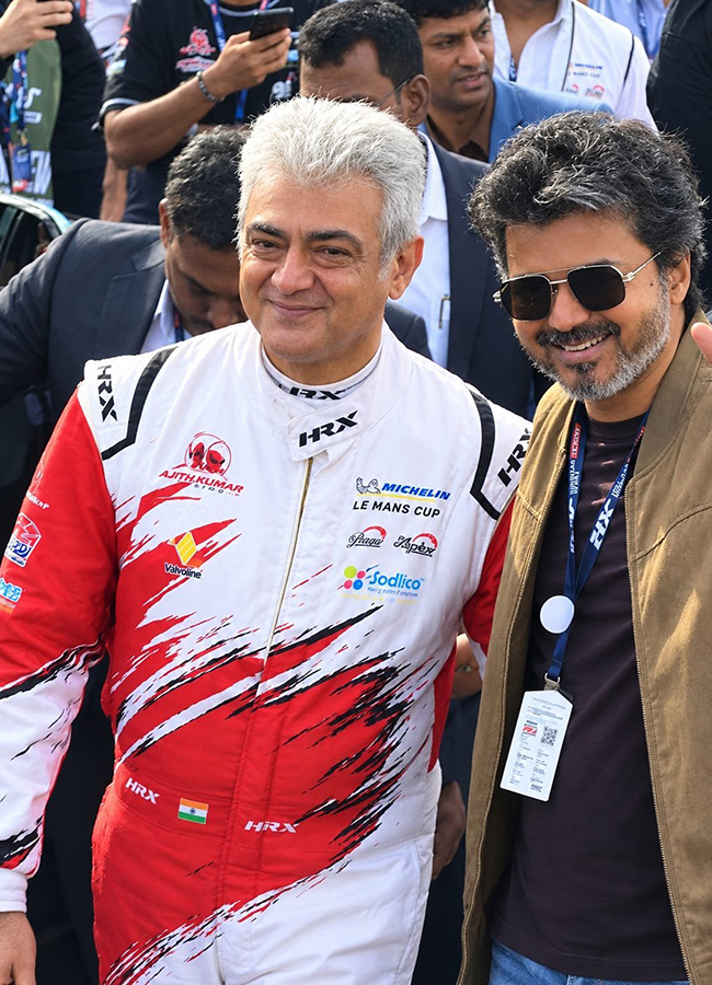 CM Vijay Meets Ajith Kumar: A Viral Reunion at Silverstone HD Photos19