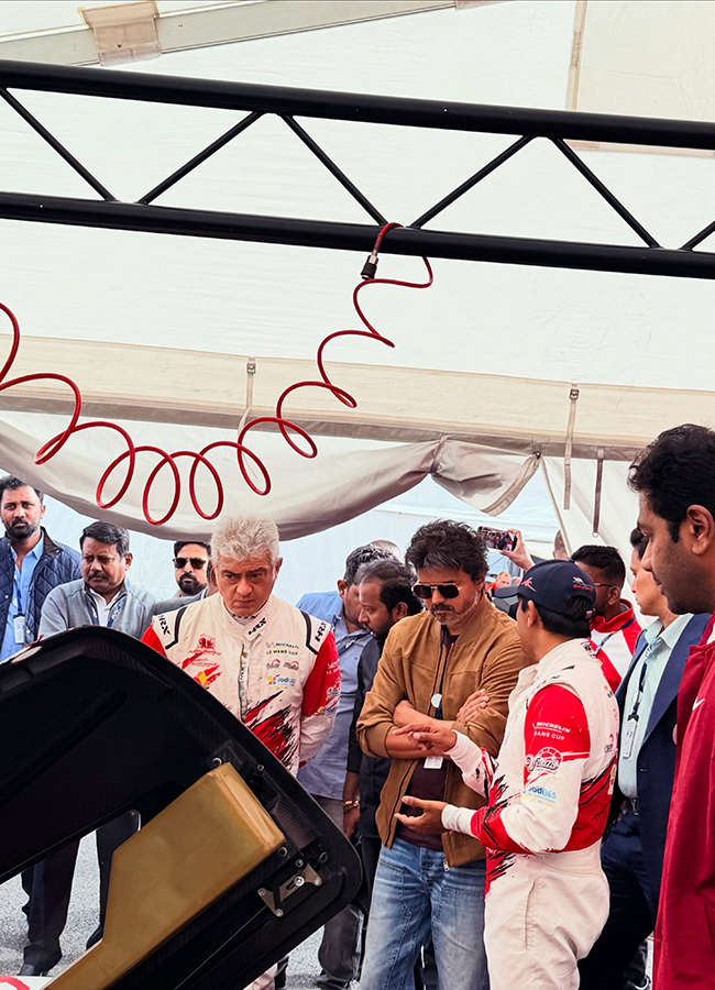 CM Vijay Meets Ajith Kumar: A Viral Reunion at Silverstone HD Photos22