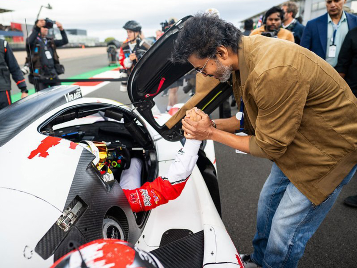 CM Vijay Meets Ajith Kumar: A Viral Reunion at Silverstone HD Photos6
