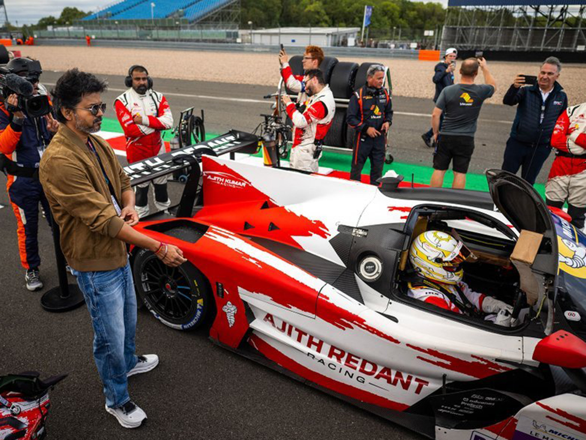 CM Vijay Meets Ajith Kumar: A Viral Reunion at Silverstone HD Photos7