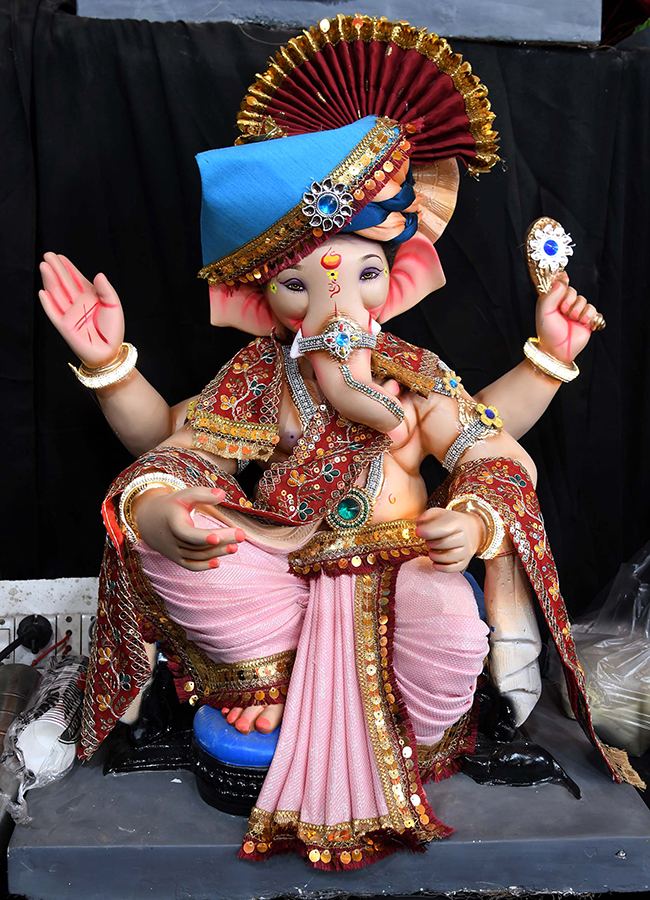 Vinayaka Chavithi 2026 : Different Ganesh Idols in Hyderabad5