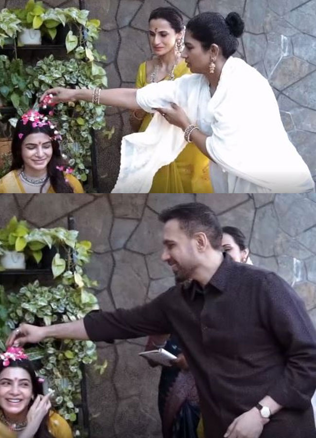Samantha Shares Baby Shower Pics With Raj Nidimoru14