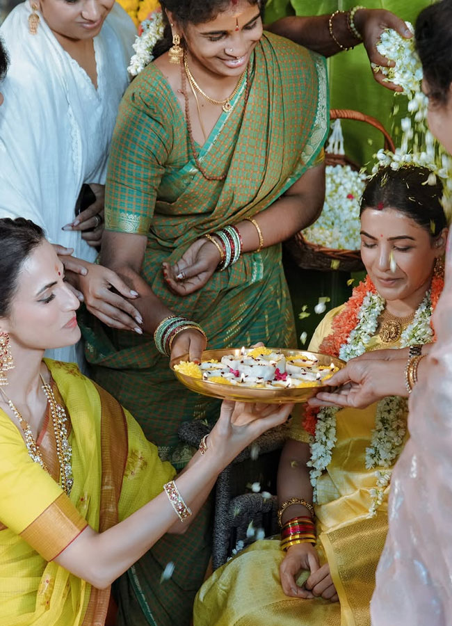 Samantha Shares Baby Shower Pics With Raj Nidimoru7