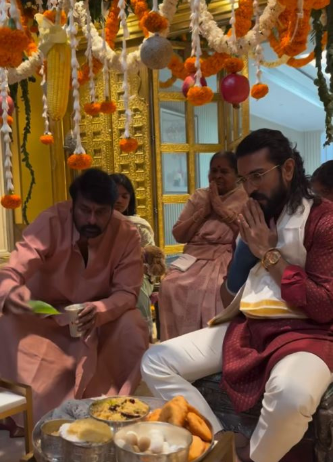 Mega And Allu Families Celebrate Vinayaka Chavithi In Grand Style, Photos Gallery Viral7