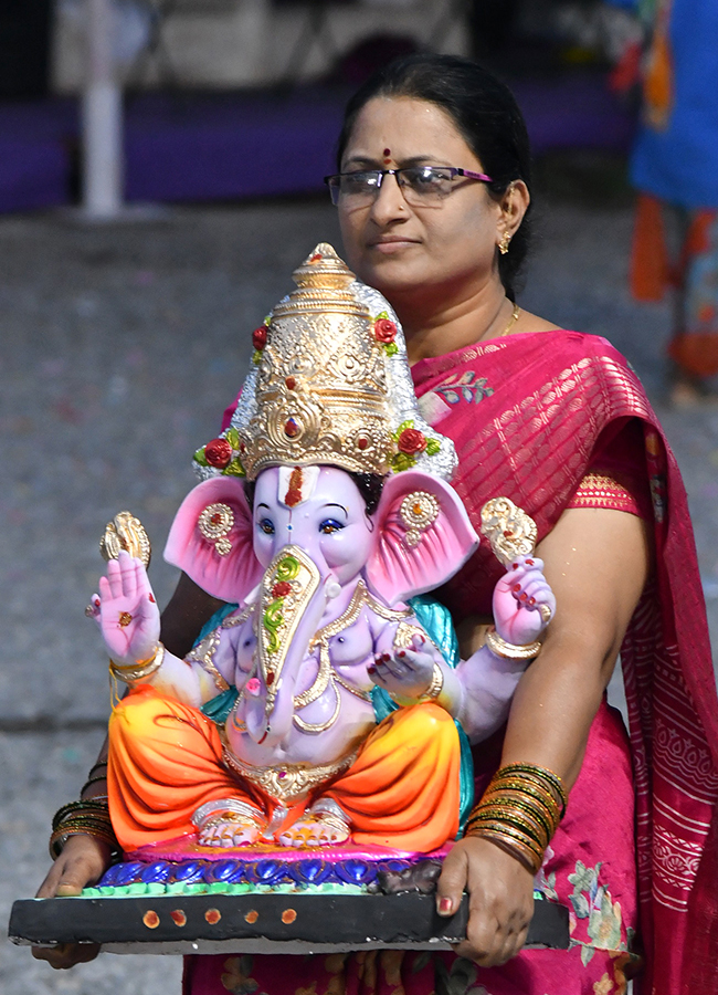 Ganesh Immersion Banned In Tank Bund 2026 Photos14