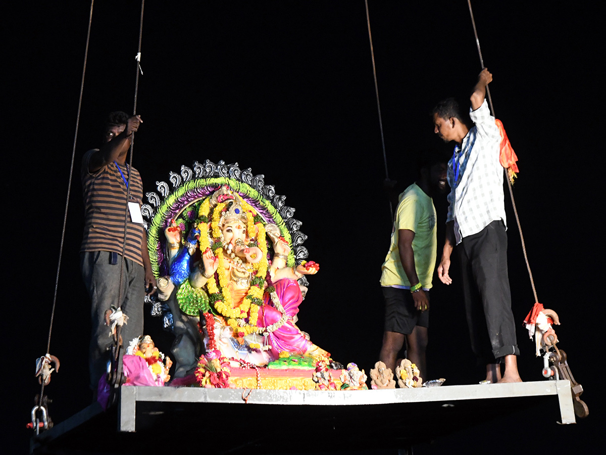 Ganesh Immersion Banned In Tank Bund 2026 Photos6