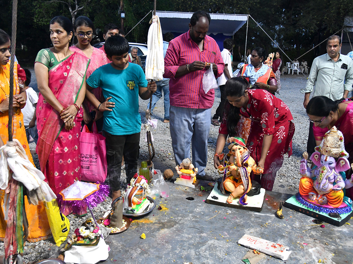 Ganesh Immersion Banned In Tank Bund 2026 Photos9