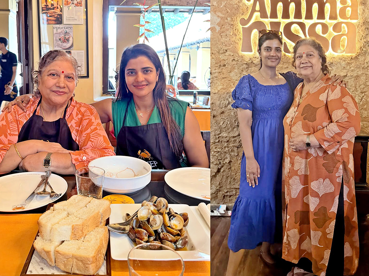 Actress Aishwarya Rajesh Foreign Trip With Her Mother1