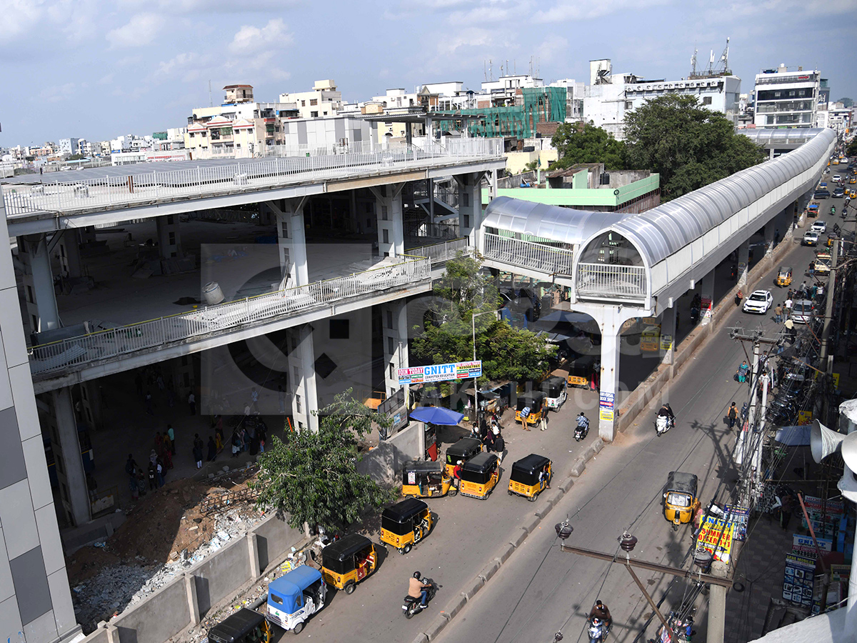 Hyderabad : Mehdipatnam New Construction Foot Over Bridge 13