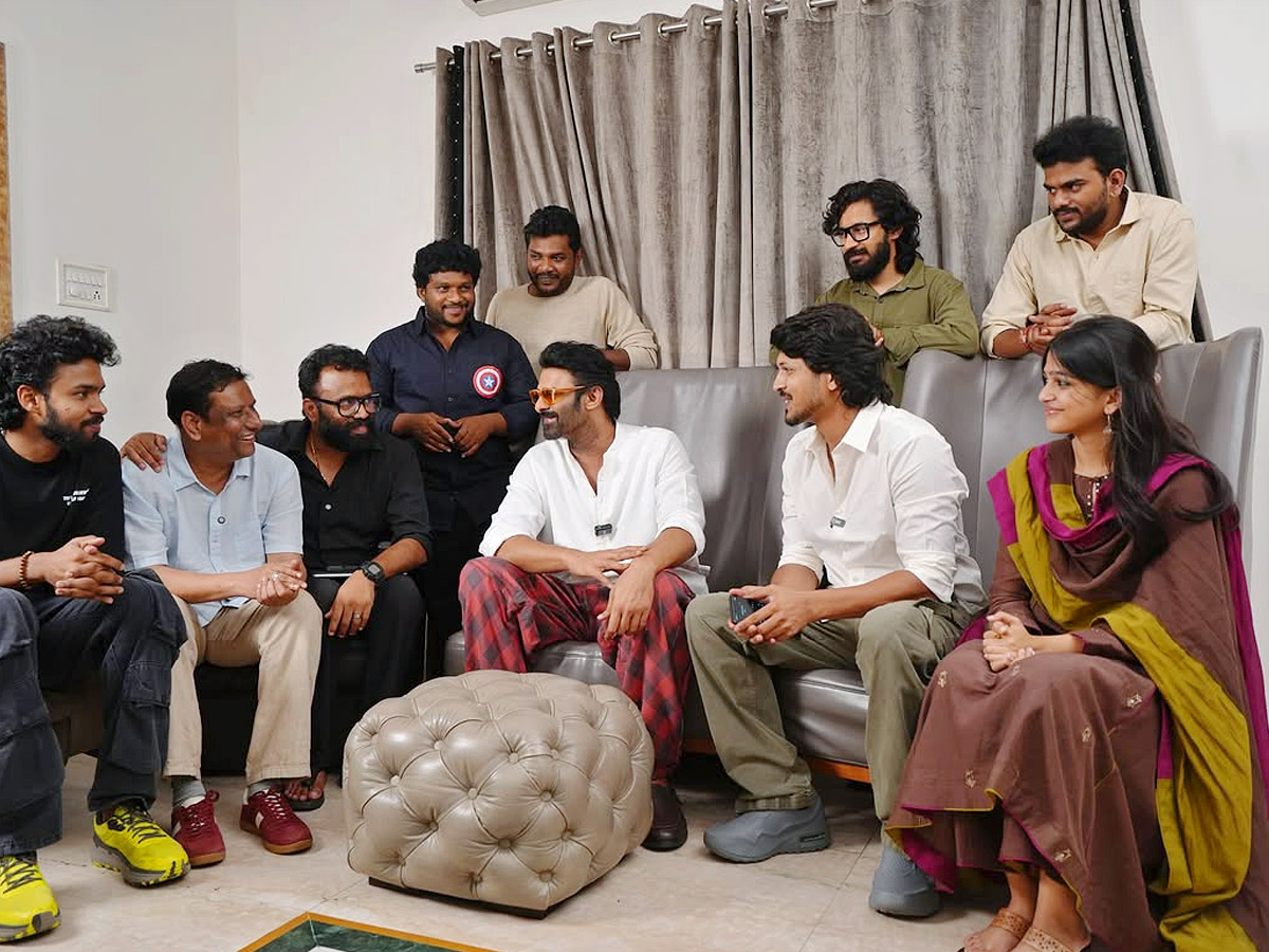 Die Hard Prabhas Fan Meets His Idol, Gets Autograph On His Shirt6