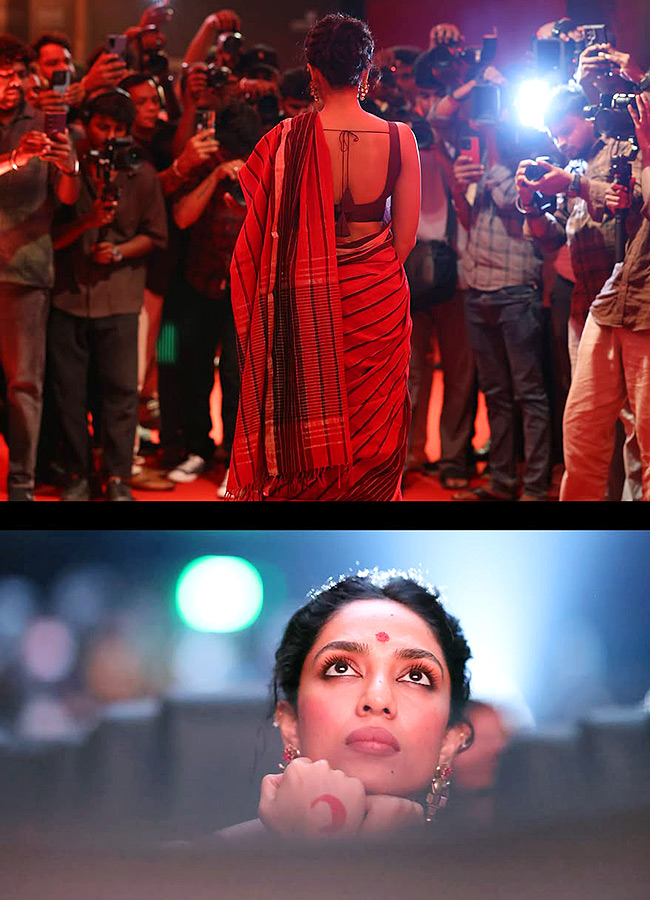 Sobhita Dhulipala Stuns in a Red Saree Gorgeous Photos12