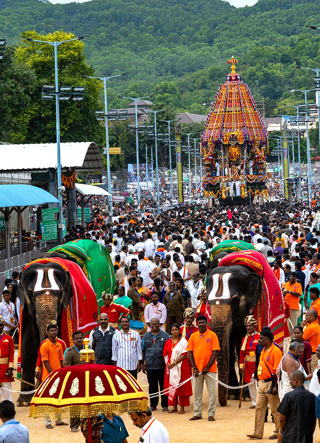 Annual Salakatla Rathotsavam Brahmotsavams in Tirumala 14