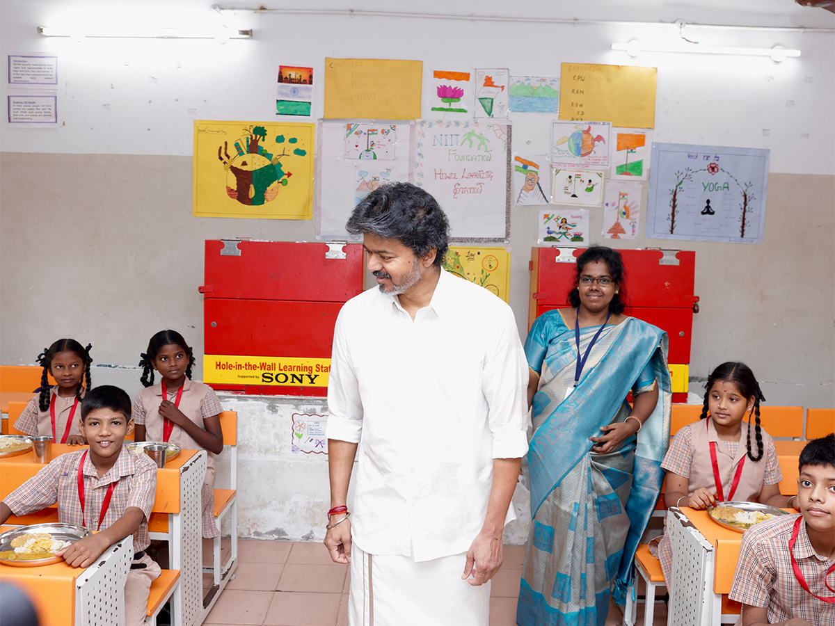 CM Vijay Perunthalaivar Kamarajar Morning Meal Scheme HD Photos13