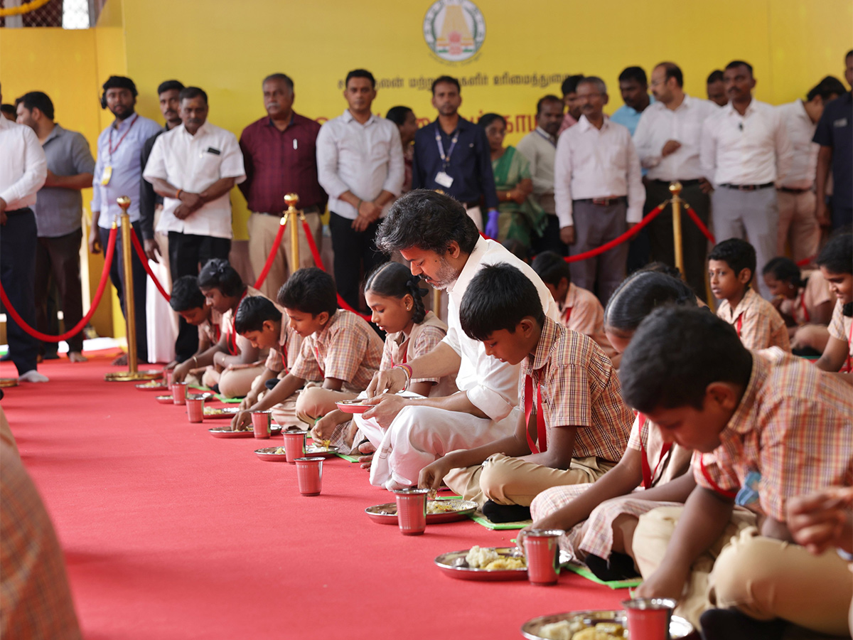 CM Vijay Perunthalaivar Kamarajar Morning Meal Scheme HD Photos14