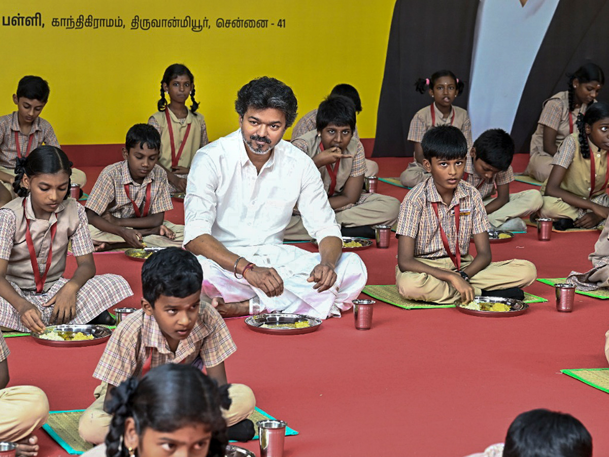 CM Vijay Perunthalaivar Kamarajar Morning Meal Scheme HD Photos5