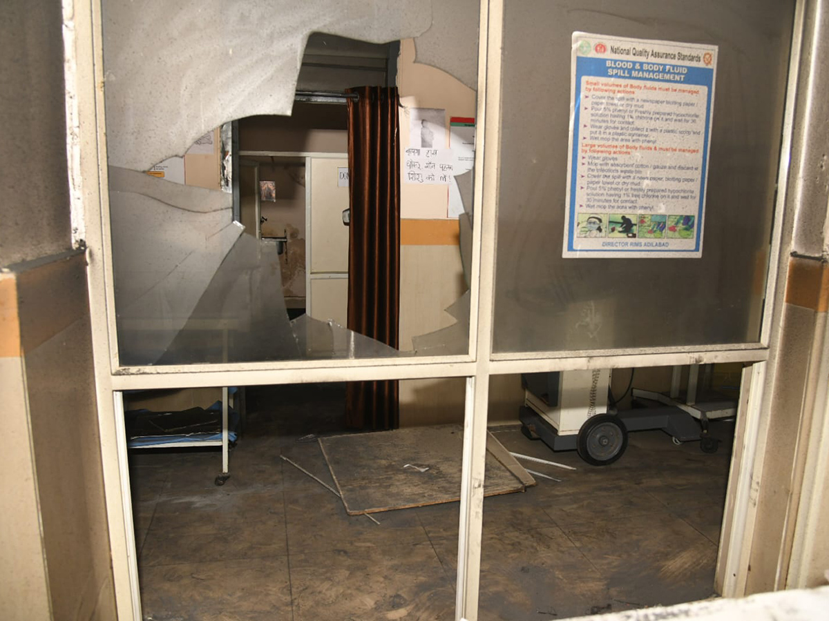 Fire Breaks Out at Adilabad RIMS Hospital HD Photos5