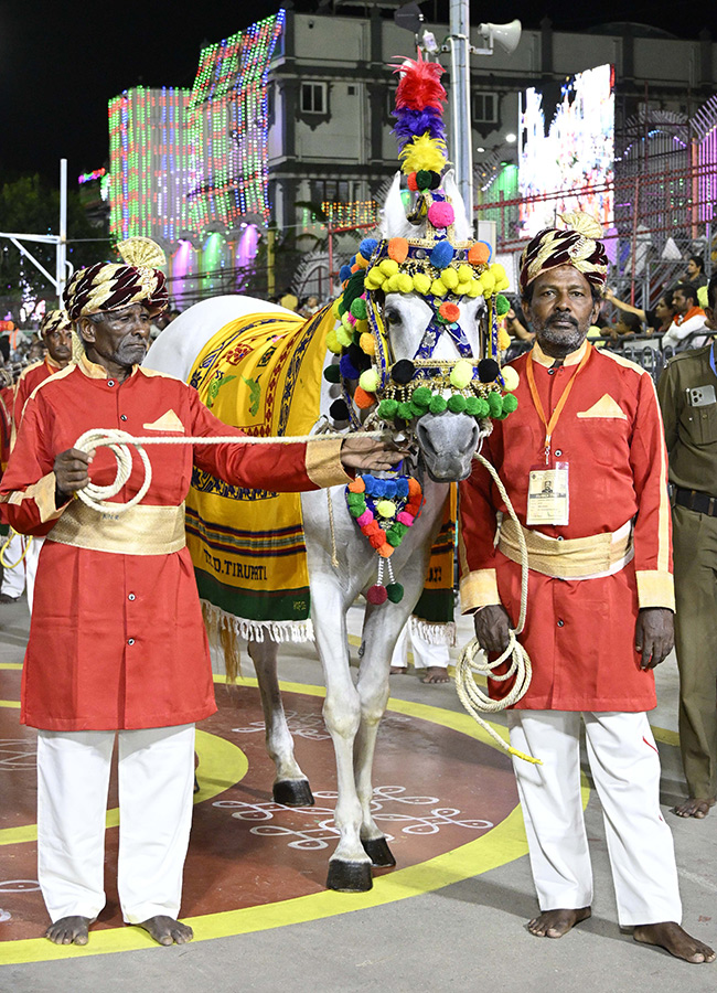 Tirumala : Aswa Vahana Seva At Salakatla Brahmotsavam Photos19