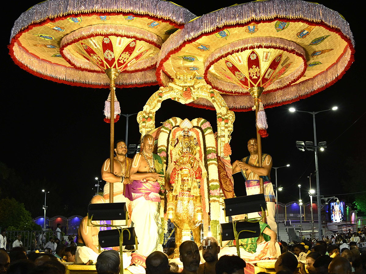 Tirumala : Aswa Vahana Seva At Salakatla Brahmotsavam Photos4