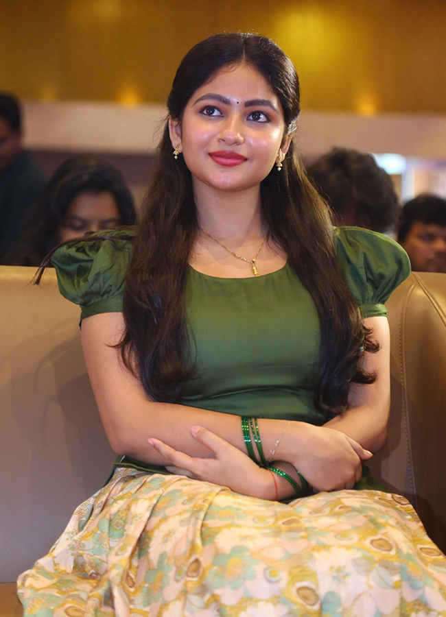 Actress Nakshatra at the Thella Kagitham Movie6