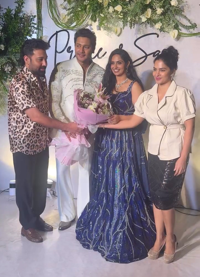 Prince Cecil And Sai Pratima Machiraju Wedding Reception Viral Photos12