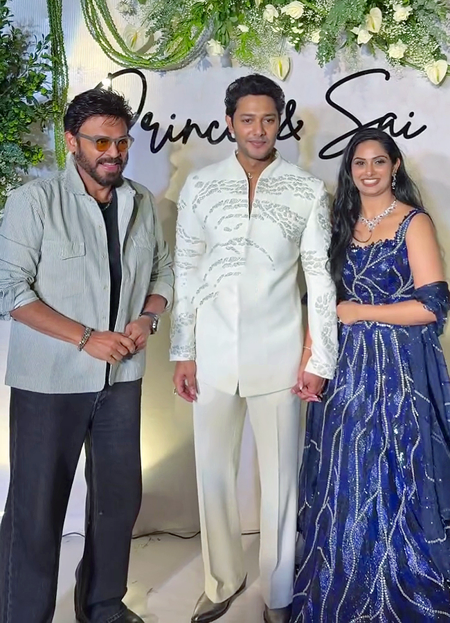 Prince Cecil And Sai Pratima Machiraju Wedding Reception Viral Photos13