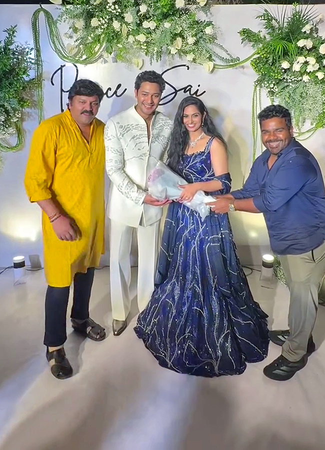 Prince Cecil And Sai Pratima Machiraju Wedding Reception Viral Photos14